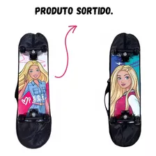 Skate Infantil Shape Da Barbie Sortido E Capa Protetora Fun