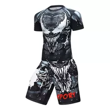 Playeras Y Pantalones Rash Guard De Mma Bjj Fitness