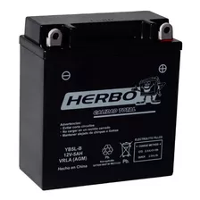 Bateria Motos Herbo Yb5l-b Agm Gel Gilera Smash 110cc 06/18