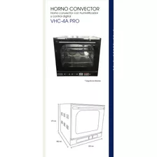 Horno Convector Con Humidificador Y Panel Digital 