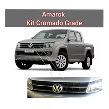 Aplique Friso Adesivo Grade Cromado Amarok Vw