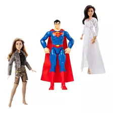 Kit Mulher Maravilha Gala, Superman E Bárbara Minerva