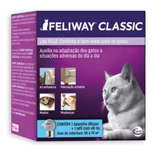 Feliway Classic - 1 Aparelho Difusor + 1 Refil 48ml - Gatos