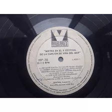 Vinilo Lp Mirtha En Viña Del Mar 1969 Sin Carátula 