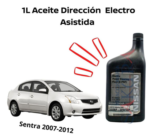 Aceite Direccion Electro Asistida 1l Sentra Se-r 2012 Foto 2