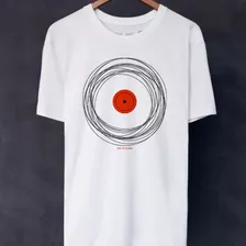 Camiseta Disco Minimalista