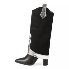 Botas De Vaquero Estilo Western Para Mujer, Modelo Chelsea