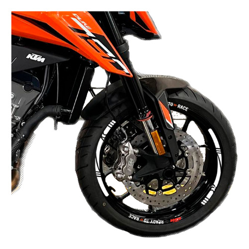 Stickers Calcomanias Reflejantes Moto Ktm Ready To Race Foto 6