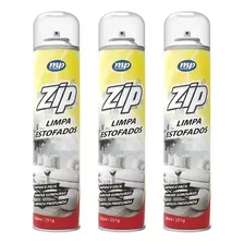 Kit 3 Limpaestofado Aerossol My Place Zip Clean Frasco 300ml