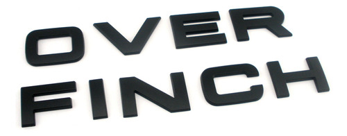 Overfinch Letter Badge Logo Sticker Para Land Rover Foto 5
