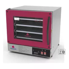 Forno De Bancada Elétrico Progás Prp-004 Plus Versão Digital 39l Prateado/vermelho 127v