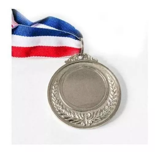 Medalla Deportiva Metálica C/cinta 5 Cm Oro,pla,br  Forcecl