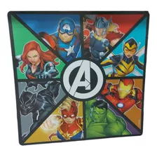 Individual Plastico 30x30 Cm Impermeable Infantil Avengers