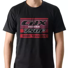 Camiseta Camisa Moto Honda Cbx 750 F 1989 Grena 100% Algodão