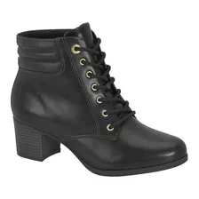 Bota Feminina Modare Salto Baixo Grosso Cano Curto 7072103