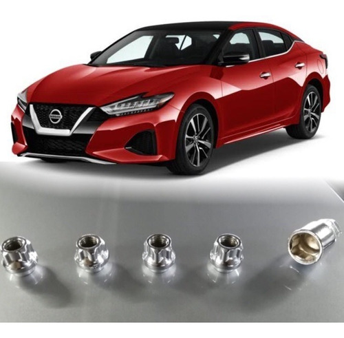 Birlos De Seguridad Nissan Maxima 2016-2021  Acero Solido. Foto 2