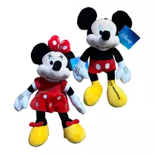 Pack Peluches Mickey 31cm Y Minnie Mouse 35cm Nuevos Regalos