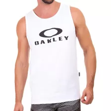 Regata Oakley Bark Tank Masculina Branco