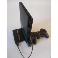 Playstation 2 Slim Opl Controle Sem Fio Hd 300 Lotado De Jogos Ps1 E Ps2