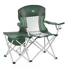 Silla De Camping Plegable Outsunny Con Bolsa De Mesa De Aisl