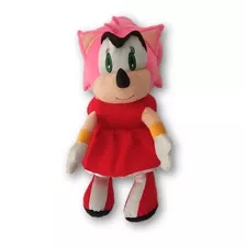 Amy Namorada Do Sonic De Pelúcia Cor Rosa 50cm