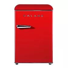 Galanz Glr25mrdr10 Refrigerador Compacto Retro, Mini Refrige