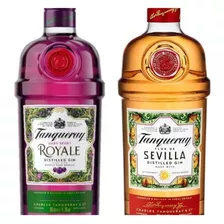 Gin Tanqueray Sevilla + Royale Dark Berry X700ml. Combo X2