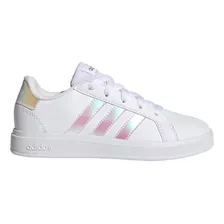 Tenis adidas Grand Court Lifestyle Lace Blanco Para Junior