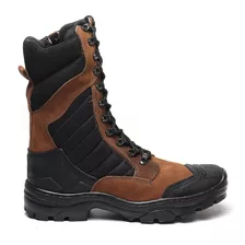 Coturno Bota Militar Masculina Feminina Estiloso Confortável