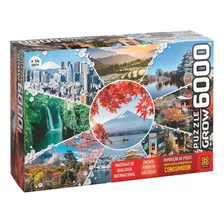 Puzzle 6000 Peças Paisagens Do Japão