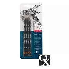 Set Derwent Graphic X 4 Unidades Hb-2b-4b-6b (13342)