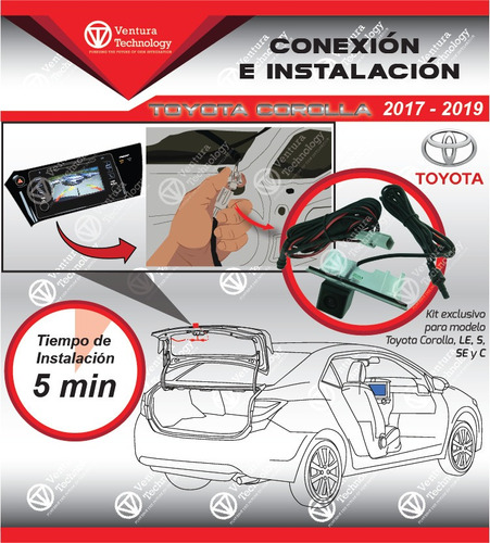 Cmara De Reversa  Para Toyota Corolla  Se Ao 2017 Foto 6