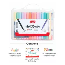 Valija Trabi Art Brush Marcador + Microfibra X 30 Colores