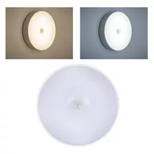 Luminária Portátil 6 Led Branco Quente E Branco Frio Sensor