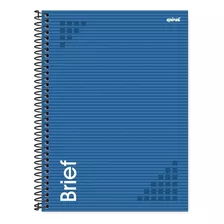 Caderno Universitário Capa Dura 1 Matéria 80 Fls 200x275mm Cor Azul