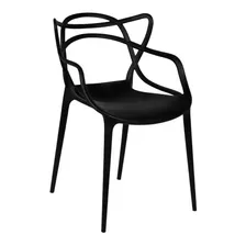 Cadeira Sala De Jantar Best Chair Allegra Empilhável Cor Preto