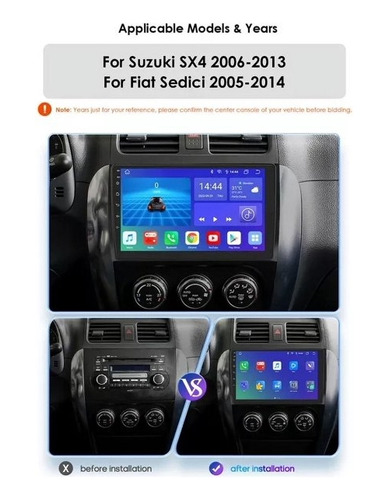 Estreo 2+32g Android Para Suzuki Sx4 2005-2016 Gps Carplay Foto 2