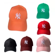 Kit 2 Bonés New York Ny Aba Curva Fitão Strapback Promoção