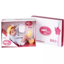 Boneca Anny Doll Baby Ruiva Com Roupinha E Acessórios