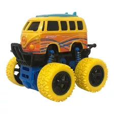 Carrinho Fricção Super Kombi Flip Gira 360° Truck Monster
