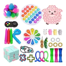 Brinquedos Sensoriais Fidget Push Pop It Kit 30