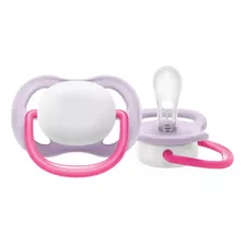 Chupeta Avent Ultra Air 0-6 Meses Rosa Branca Unitaria Happy