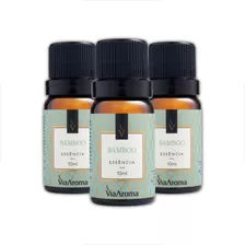 Kit 3 Essências D Bamboo Aromatizador Difusor 10ml Via Aroma