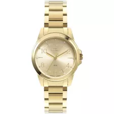 Relógio Feminino Technos De Pulso Boutique 2035mtp/1x Cor Da Correia Dourado Cor Do Bisel Dourado Cor Do Fundo Dourado