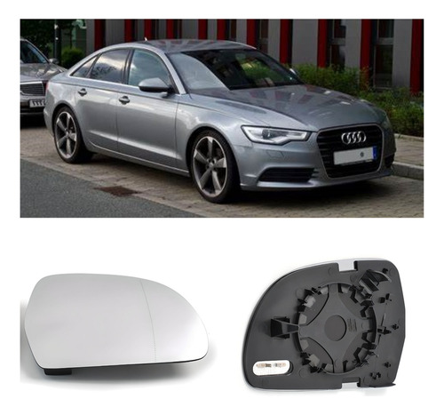 Luna Espejo Lateral Derecho Compatible Audi A6 2009-2011 Foto 2