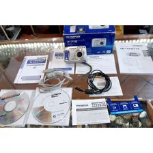 Camara Olympus X 715 Completa Caja Papeles Disc Cables