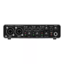 Interfaz De Audio Behringer U-phoria Umc204hd 110v/220v Negra