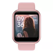 Relógio Digital Smart Masculino Feminino Iantil Caixa Rosa