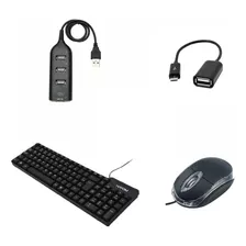 Kit Teclado E Mouse Para Celular Mobilador Free Fire E Pubg