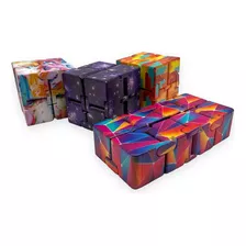 Infinity Fidget Cube Cubo Mágico Alívio Estampado Ansiedade